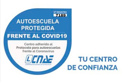 Sello Cnae autoescuela leganes butarque